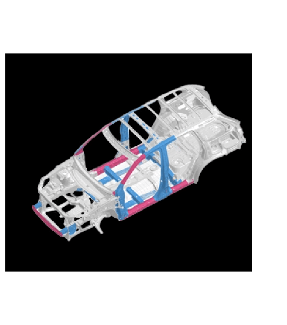 Mitsubishi ASX safety feature with RISE body construction